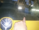 Výměna čelního skla řezačka New Holland FR600