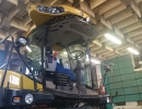 Výměna čelního skla řezačka New Holland FR600