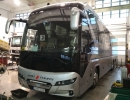 Výměna čelního skla autobusu Neoplan Tourliner