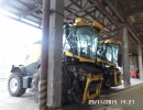 Výměna čelního skla řezačka New Holland FR600